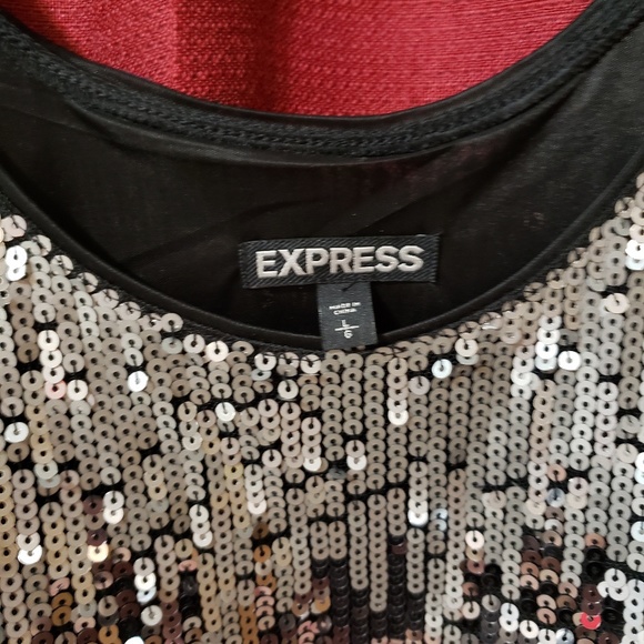 Express sequenced Mini dress - Picture 3 of 4